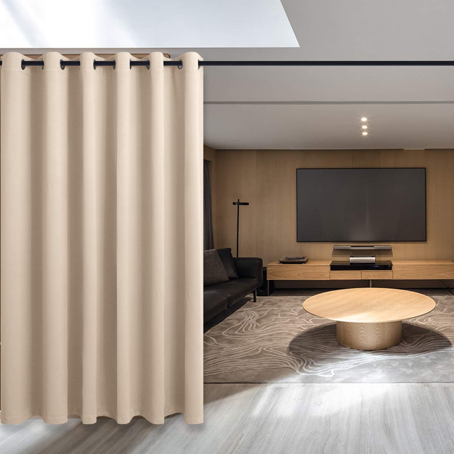 Buy Hiasan Privacy Room Divider Curtain Thermal Insulated Sliding Door Vertical Blind Curtain