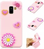Funluna Funda Samsung Galaxy A8 2018, 3D Flor de Caramelo Dibujos Animados Silicona Protectora Parachoques Ultra Slim Flexible TPU Gel Protecci?n Cubrir Cubierta para Samsung Galaxy A8 2018 Funluna Funda Samsung Galaxy A8 2018, 3D Flor de Caramelo Dibujos Animados Silicona Protectora Parachoques Ultra Slim Flexible TPU Gel Protecci?n Cubrir Cubierta para Samsung Galaxy A8 2018