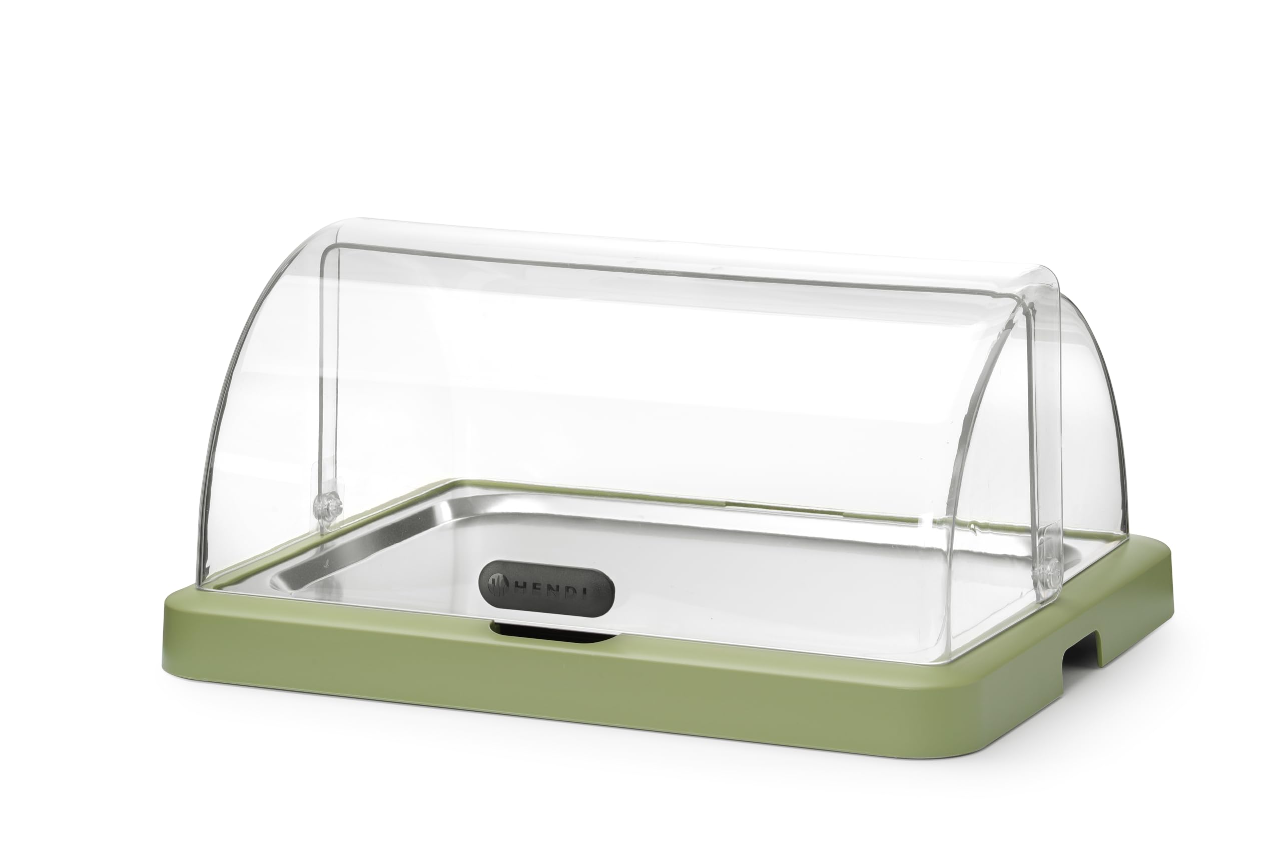 HENDI Buffet-Vitrine, UNIQ, einzeln, mit Tablett und Kühlelement, grün