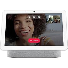 Google Nest Hub Max 10" Smart Display Assistant Voice Control, Built-in Camera, Wi-Fi, Bluetooth, Smart Home Hub, Stereo Speakers, Gesture & Video Calling Chalk Bulk Packaging