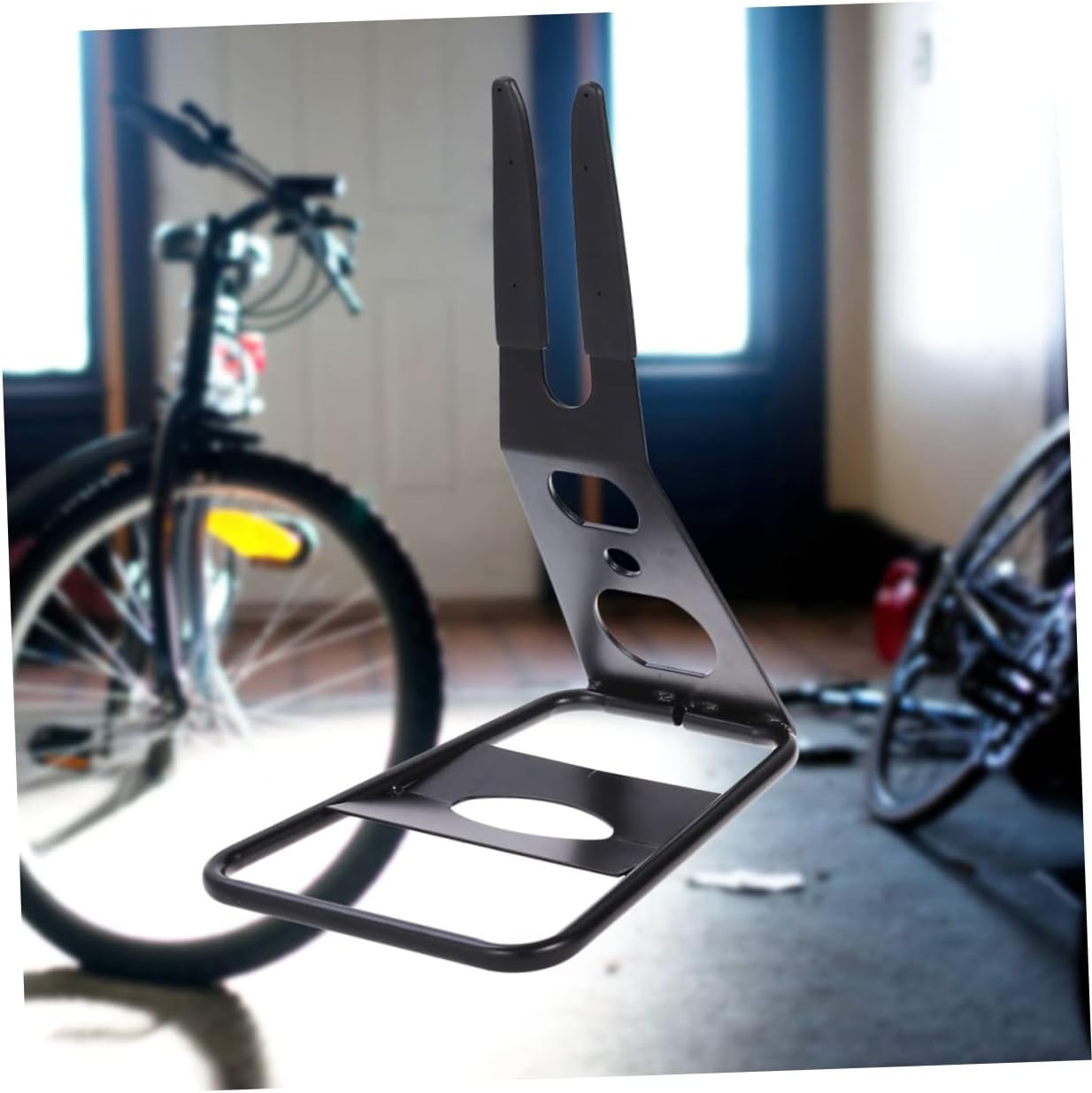 TOYANDONA Bike Parking Rack Stand Metal Material Lightweight and Folding Design for Easy Storage
