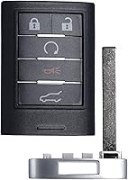 Vista 6 de SUPALAND Llavero de repuesto para Cadillac SRX 2010 2011 2012 2013 2014 2015 ATS XTS 2013-2014 ELR botón de arranque inteligente de proximidad sin