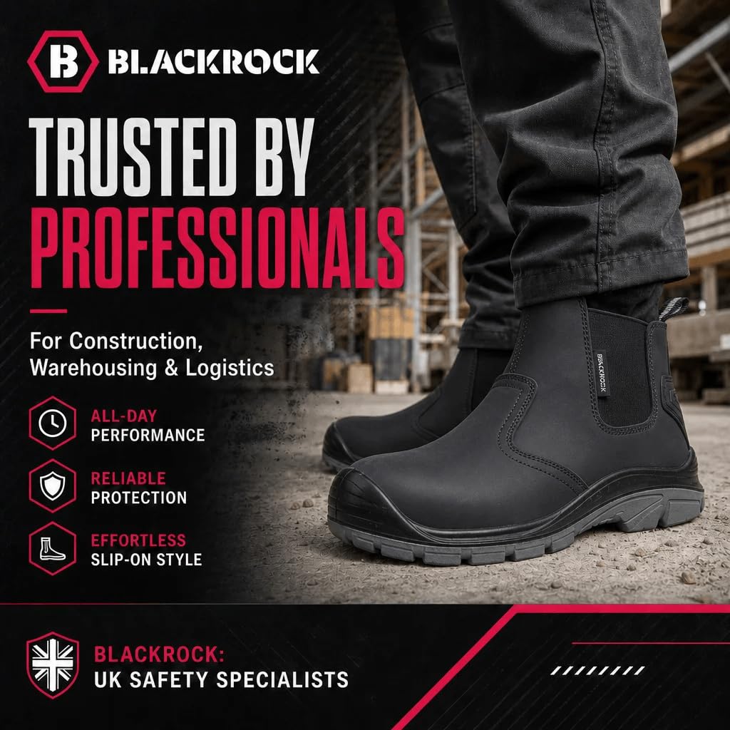 Blackrock Pendle Komposit-Schlupfstiefel, Schuhe in weiter Passform