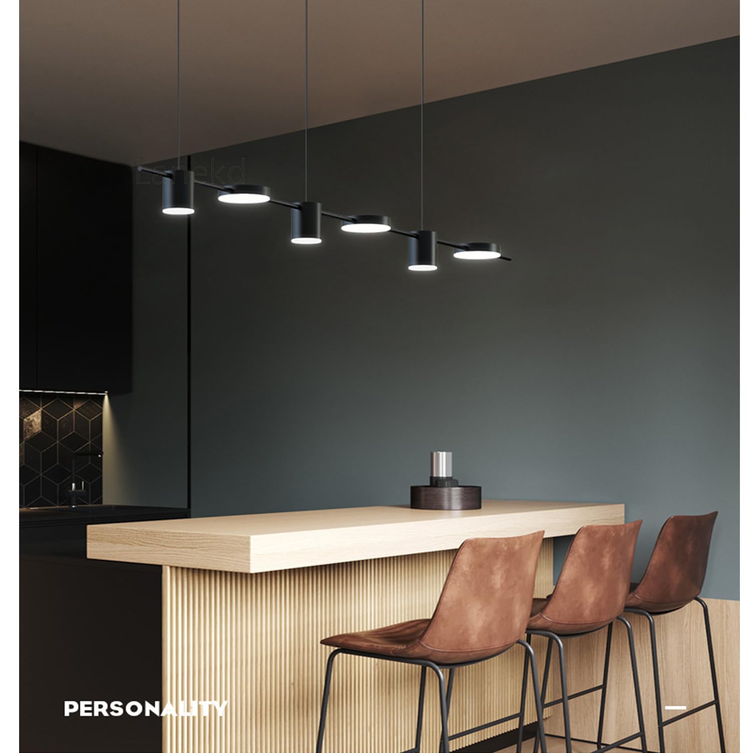 Lampadario Moderno Cucina LED Lampada a Sospensione Tavolo da Pranzo Lampadari Moderni Design Dimmerabile 3000K/4500K/6000K Luce per Salotto Ufficio Sala Regolabile in altezza Lampade da soffitto