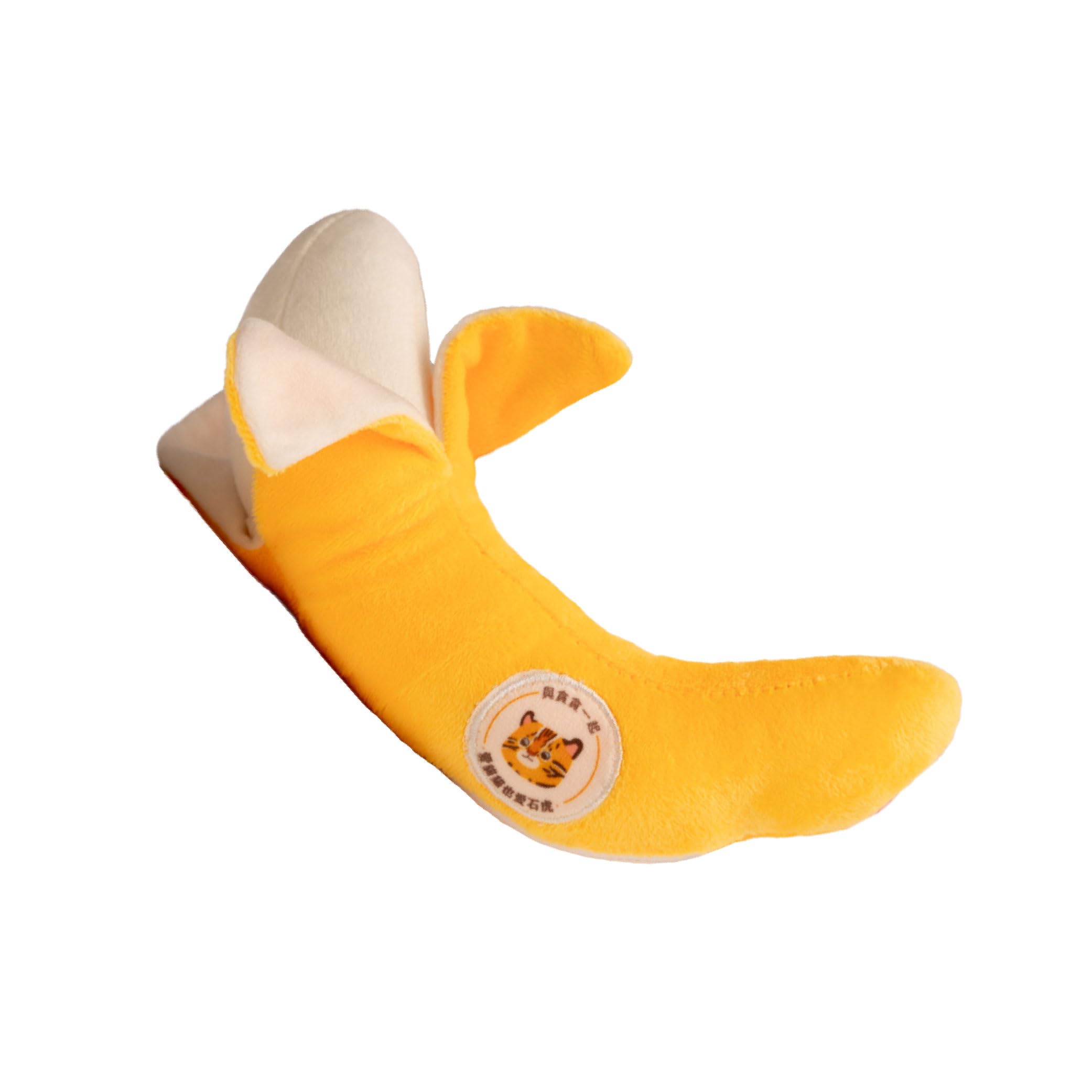 BLUE BAY Banana Catnip Toy w/refillable Zipper Pouch, Catnip Bag Included