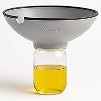 Vista 2 de Ultimate Grease Drainer & Food Strainer (Gray) Premium Heat-Resistant Silicone Colander for Bacon, Ground Beef, Pasta & Veggies; Fits Pans, Cans &