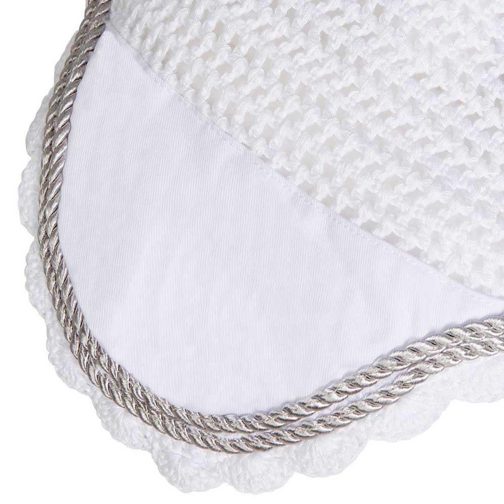 CUFFIETTA COTONE CROCHET PER SOTTOSELLA SS00207 ORECCHIE FODERATE NEOPRENE TG. FULL (BIANCO)