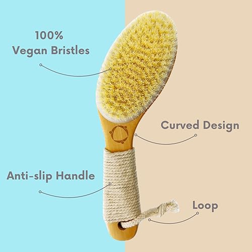 Vegan Dry Brush for Lymphatic Drainage & Cellulite