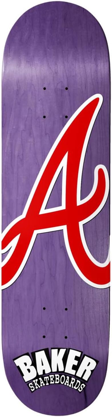 Baker Skateboard Deck Andrew Reynolds ATL 8.5"" x 32"", Purple