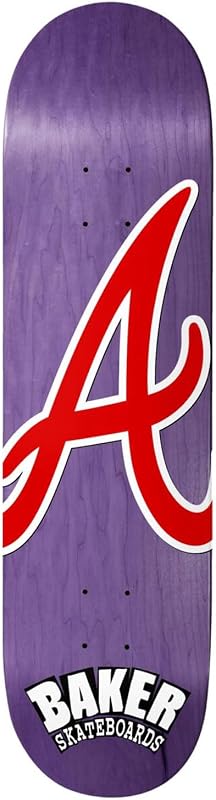 Baker Skateboard Deck Andrew Reynolds ATL 8.5"" x 32"", Purple