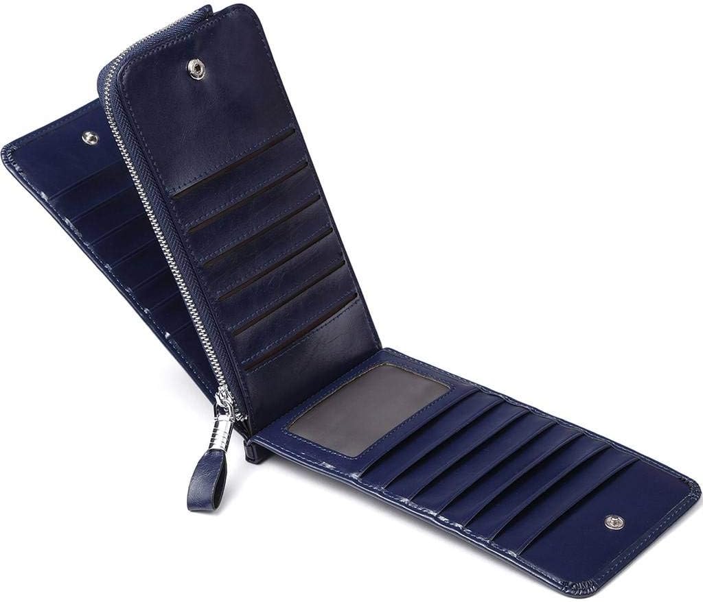 Huztencor RFID Wallet Women Large Size Bifold Multi Card Wallet Case with Zipper Pocke Credit Card Holder for Women | Credit Card Holder, RFID Blocking - Image 4