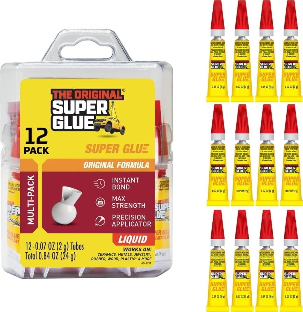 SUPER GLUE CORP/PACER TECH - 12-Pack 2-Grams Super Glue