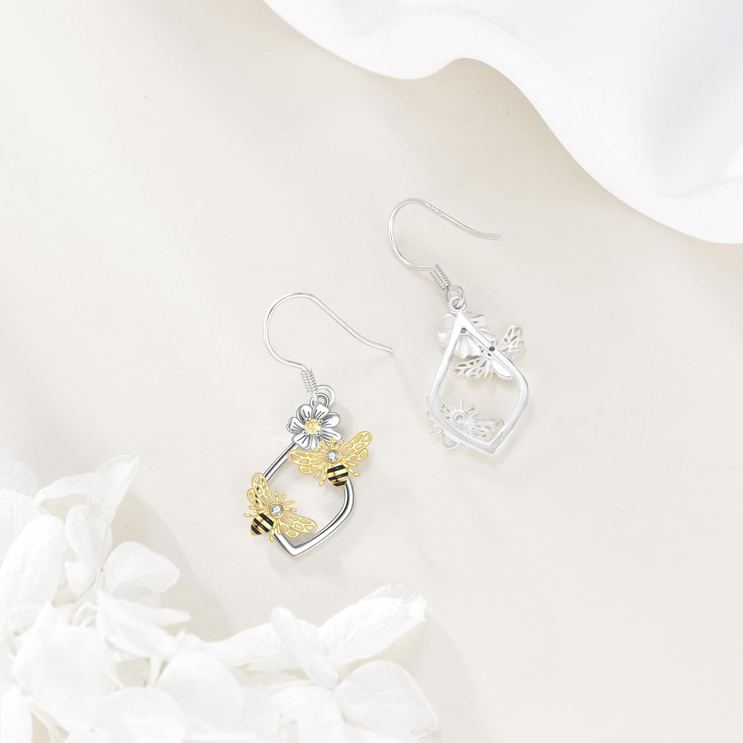 Cat/Possum/Sloth/Lizard/Snake/Bee/Axolotl/Donkey/Longhorn/Capybara/Duck Earrings for Women 925 Sterling Silver Animals Jewelry Gifts For Women - Image 2