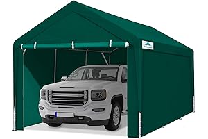 Heavy-Duty, Adjustable Carport: Shelter for Vehicles and Outdoor Gatherings