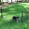 PEEKABOO-Dog-Pen-Pet-Playpen-Dog-Fence-Indoor-Foldable-Metal-Wire-Exercise-Pen-Puppy-Play-Yard-Pet-Enclosure-Outdoor-for-Small-Dogs-Kittens-Rabbits-8-Panels-24 Metal Wire Exercise Pen