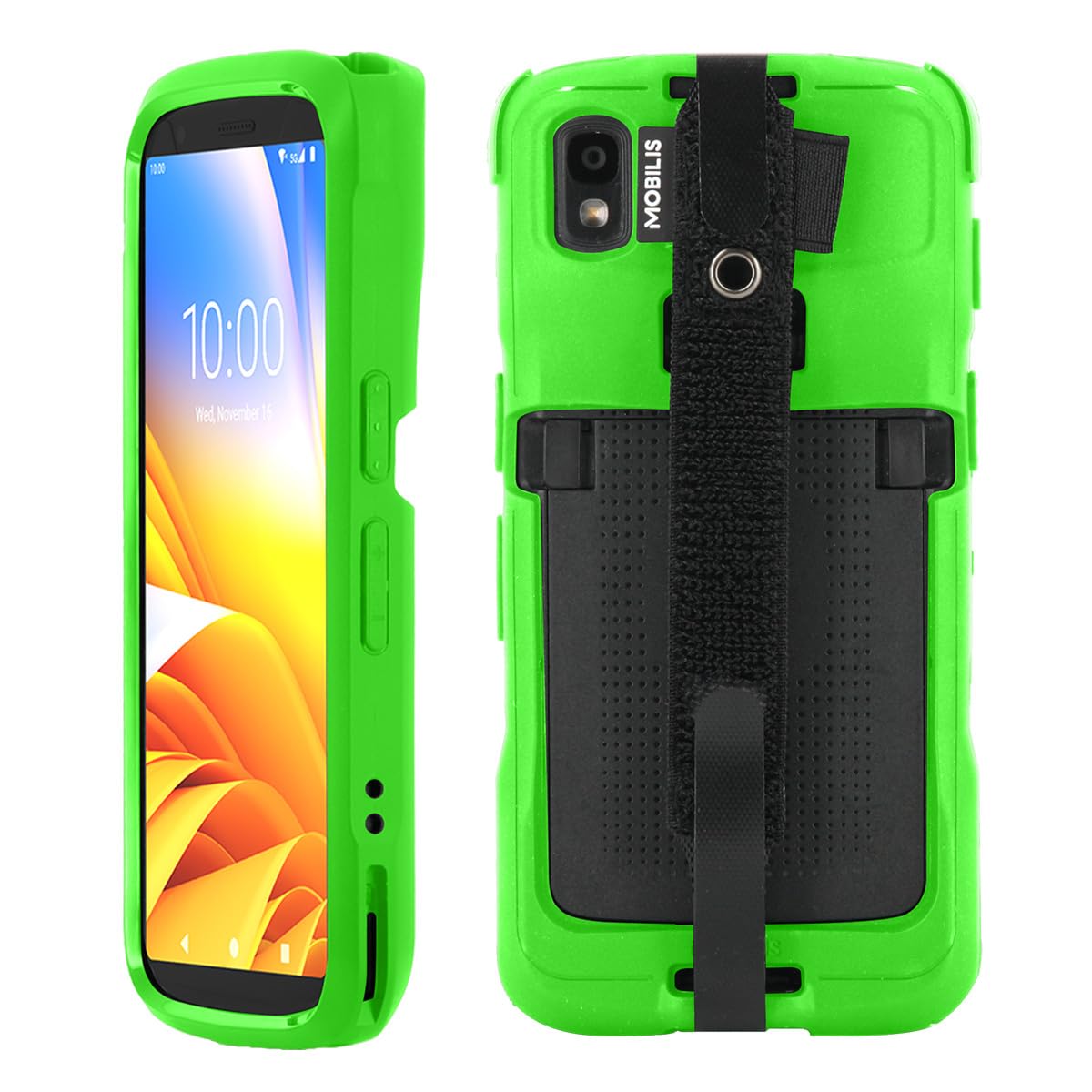 Mobilis 052063・(052063)・Cover・Grün・Zebra・TC22・TC27・Antibakteriell・Tropfsicher・Schlagfest・Kratzresistent・Schockresistent・Frankreich