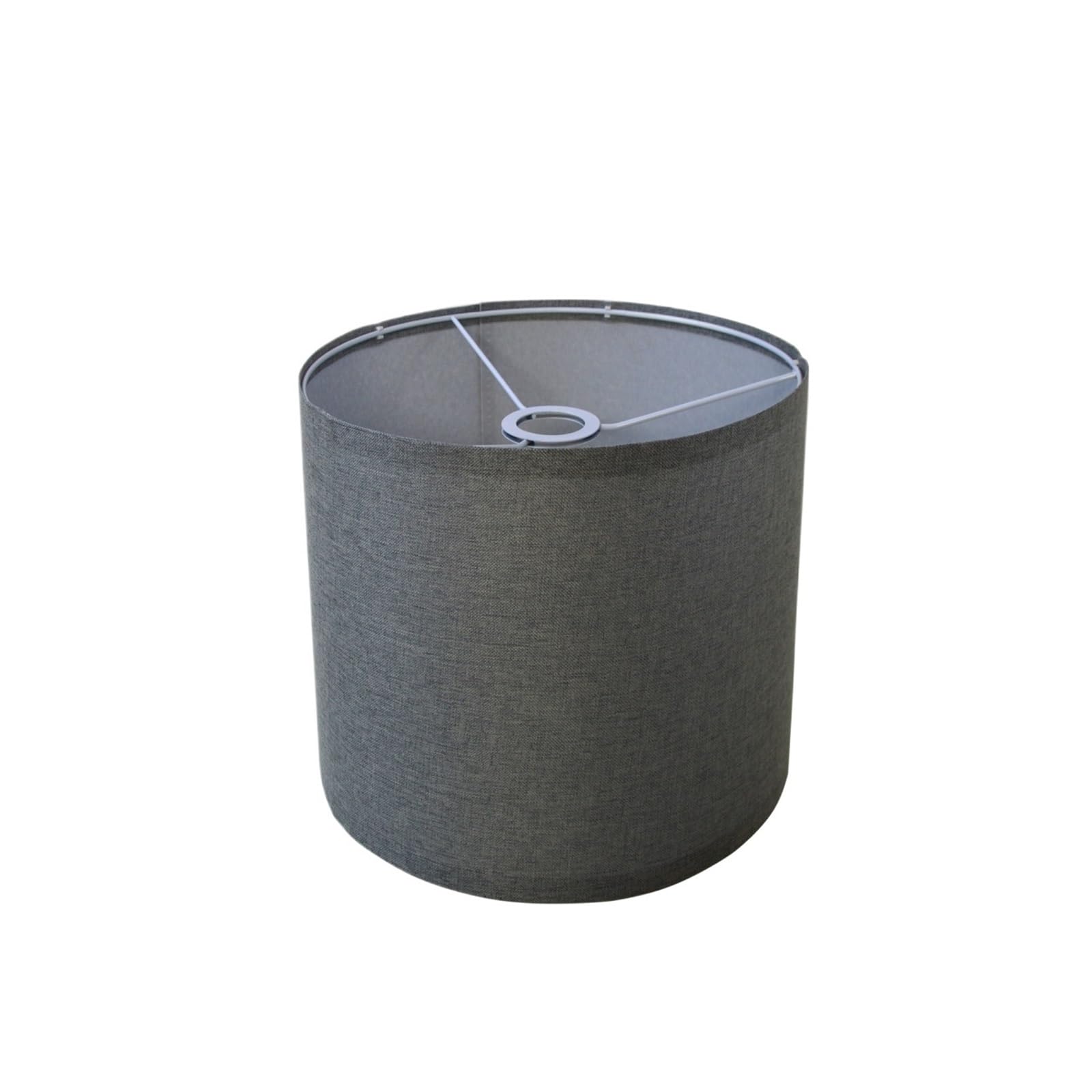 Rgoemhj 200Mm Gray Lamp Shades Linen Round Shade For Lamp