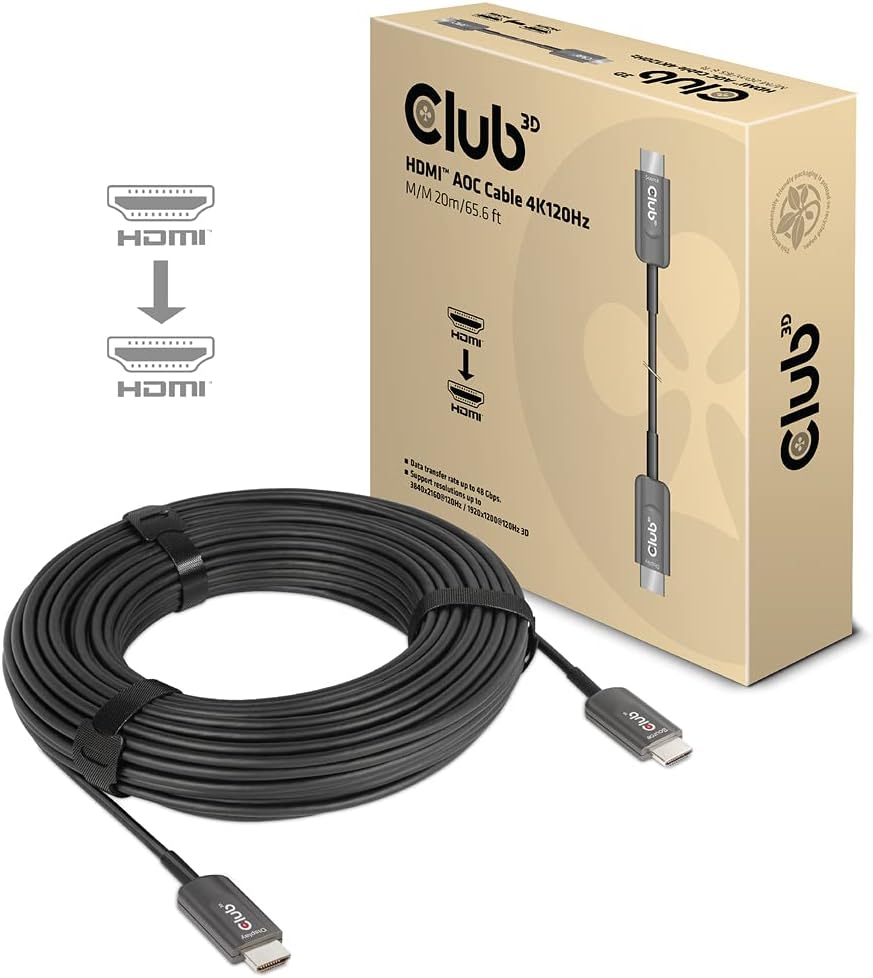 Club 3D HDMI™ AOC Cable 4K120Hz M/M 20 m