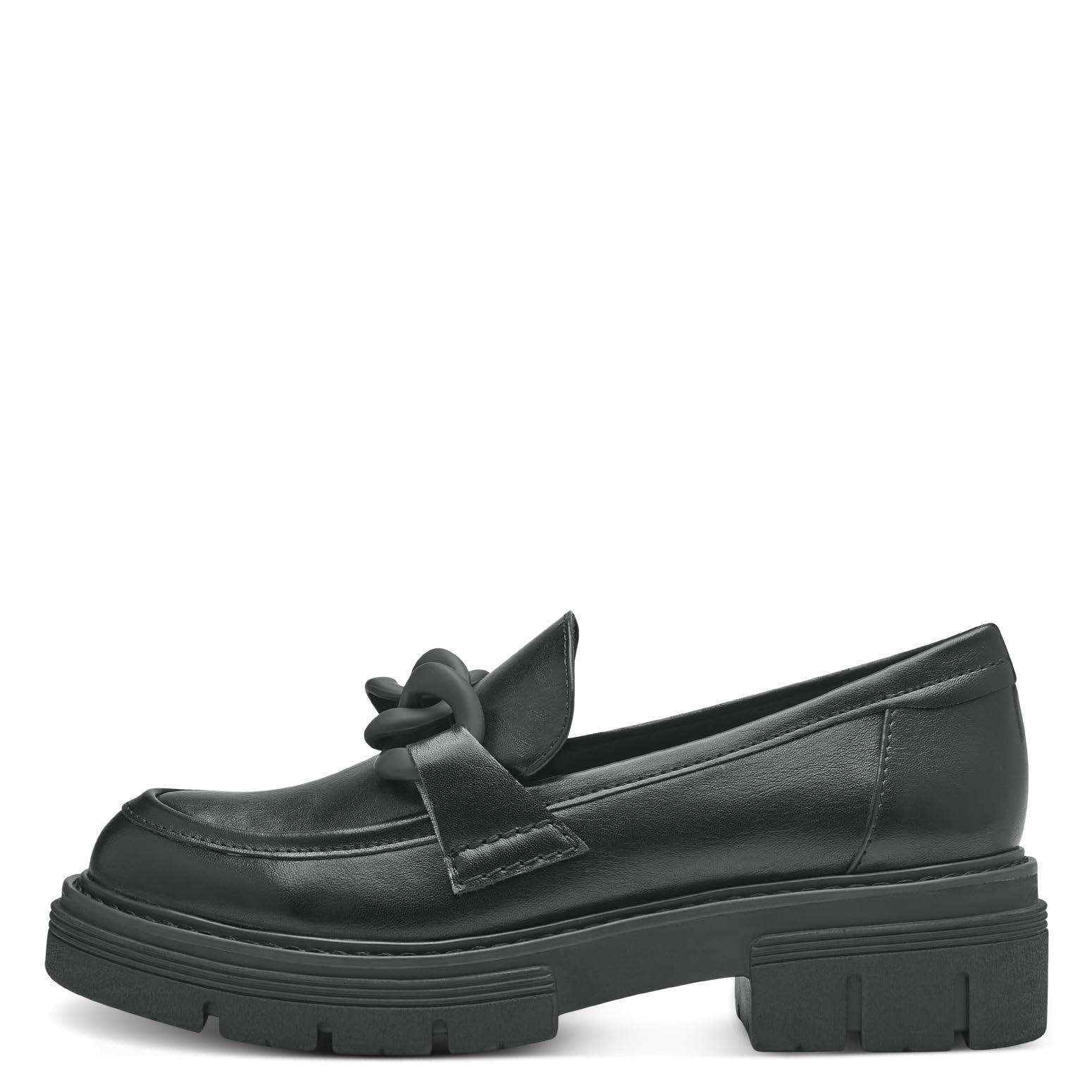 MARCO TOZZI Damen Loafer ohne Absatz Vegan mit Plateau