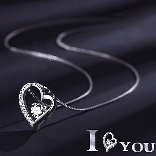 Miniatura 5 de Forever Blue Rose Caja de regalo con collar  Rosa eterna real con collar de plata de ley 925 para mujer flor de rosa real encantada para el día de