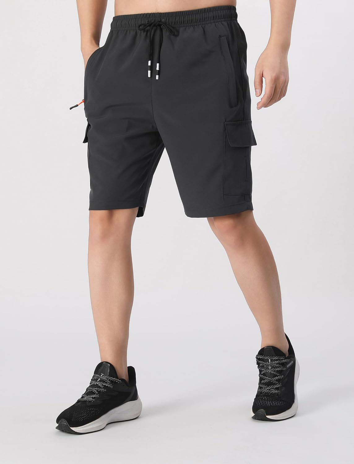 Boys Cargo Shorts Youth Quick Dry Lightweight Pull-On Hiking Shorts for Sports Outdoor with Zipper Pockets - Image 2