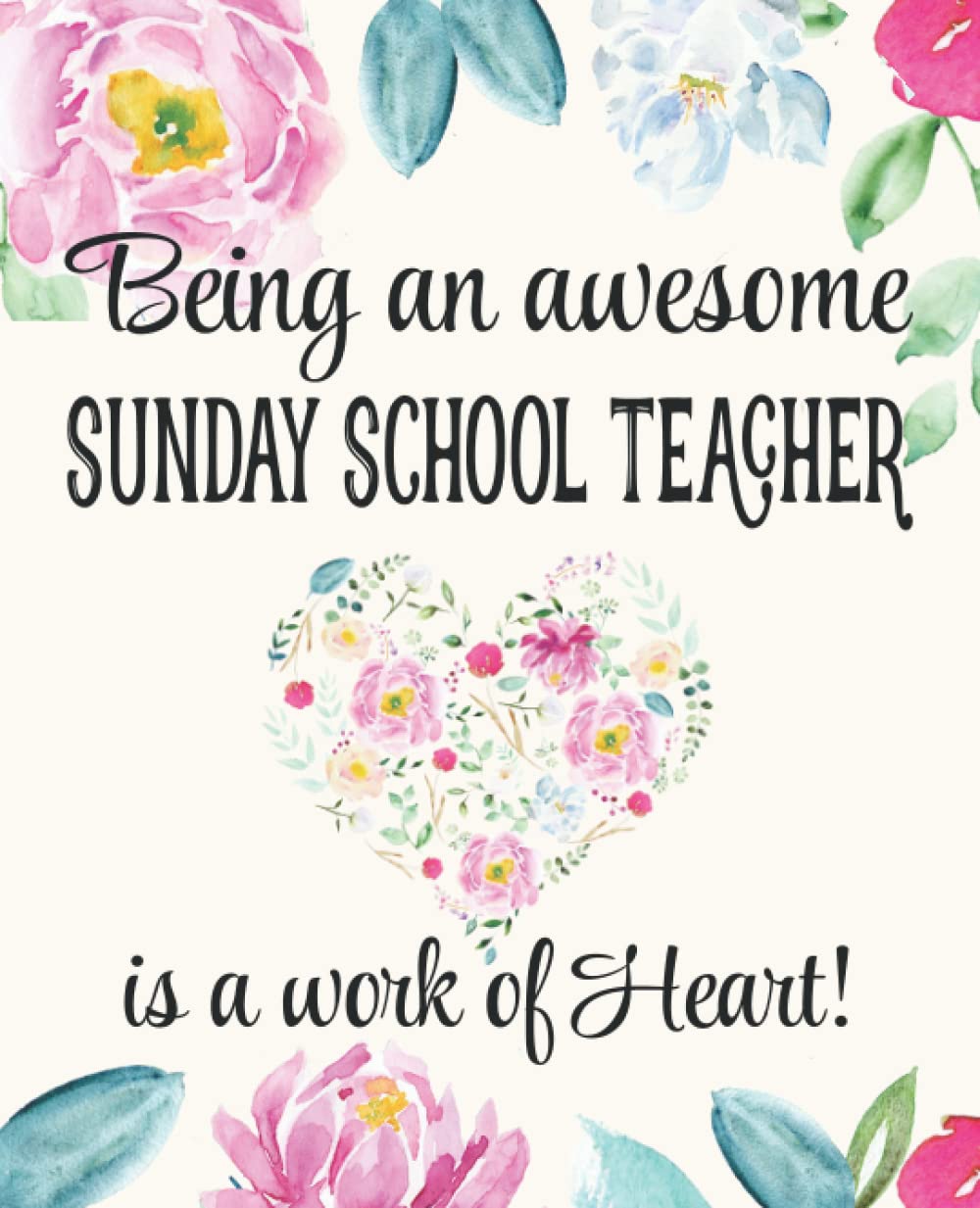Sunday School Teacher Gifts: Work of Heart Sentimental Thank You Appreciation Present for Women Friends, Family or Coworkers