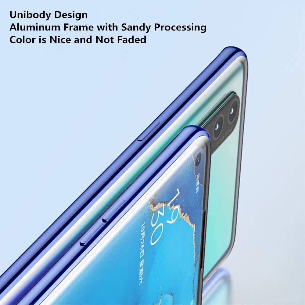 Custodia Per Oppo Find X2 Lite Con Protezione Fotocamera - Cover Magneti Con Porta Carte Antigraffio - Rosa