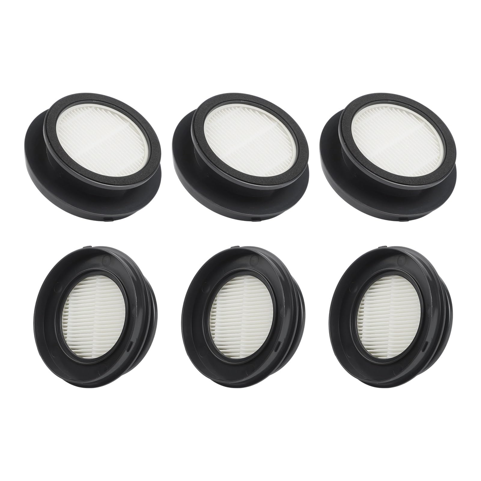 Compatible con aspiradora de mano Laresar V7, filtro HEPA lavable de repuesto, color blanco(6 PACK)