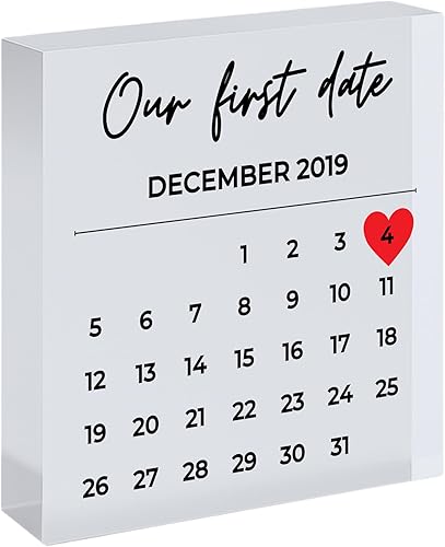 Personalized Calendar Gift Keepsake - Romantic Gift, Wedding Gifts, Gift for Him, Gift for Anniversary, Couples Gift, Gifts for Wife and Husband