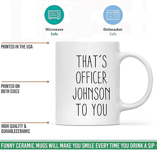 Miniatura 4 de Taza de oficial personalizada, regalos de oficial de policía, taza de café de policía, taza de policía, taza de sheriff, oficial de libertad