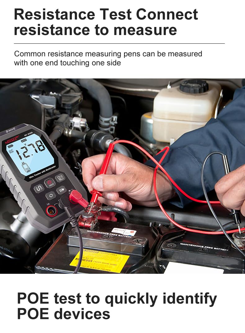 QiudanTimes NF-8509 2 in 1 Network Cable Tester Multimeter