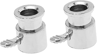 OSALADI 2 Pçs Conjunto De Limite De Churrasco Grelha Para Churrasco Ao Ar Livre Grelha De Forno Cremalheira De Ferro Manga De Limite Rotativa Manga De Limite De Ferro Colarinho De Batente