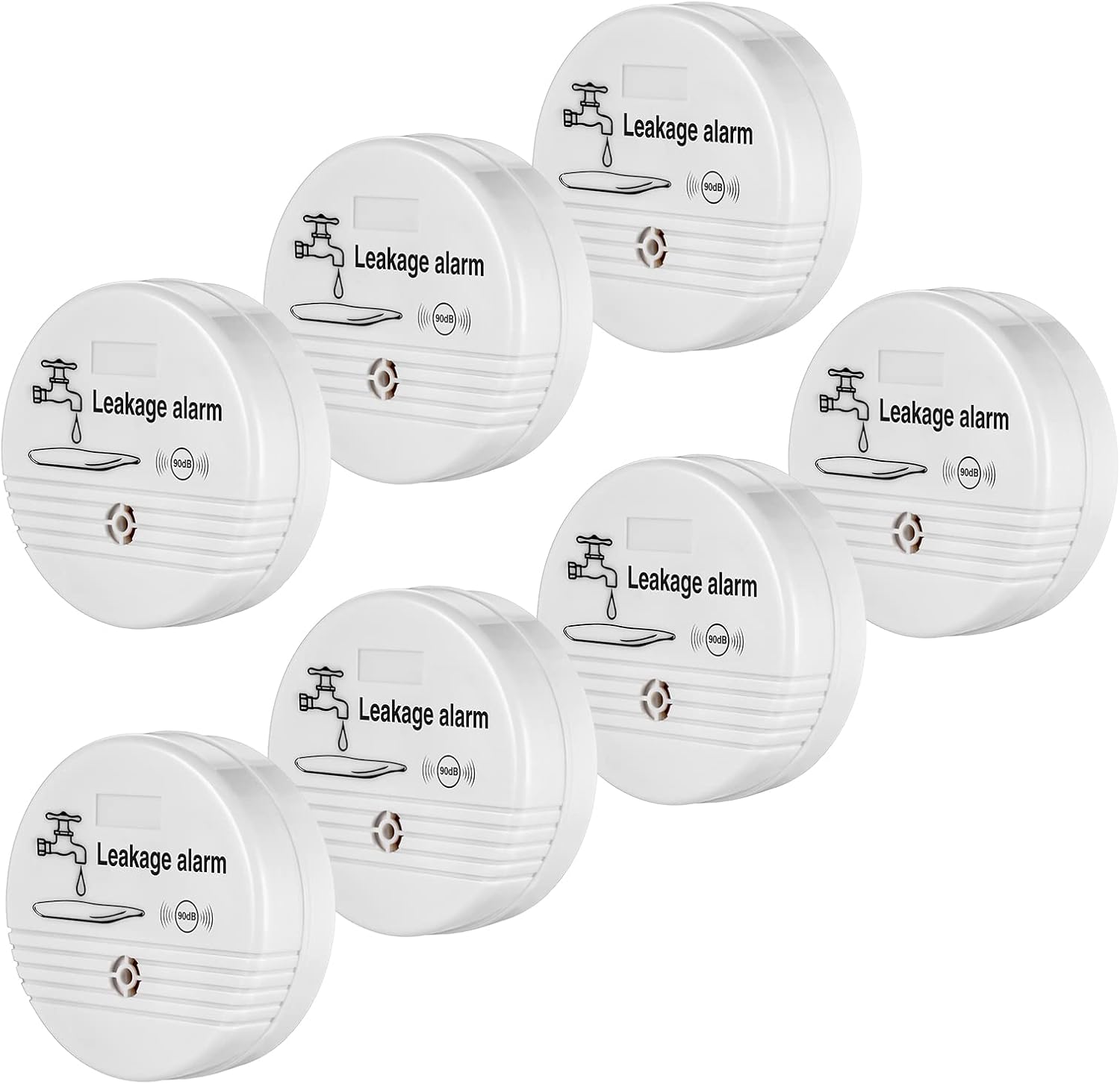 FUERS Wireless 90db Loud Longer Water Leak Detector Sensor Alarm System