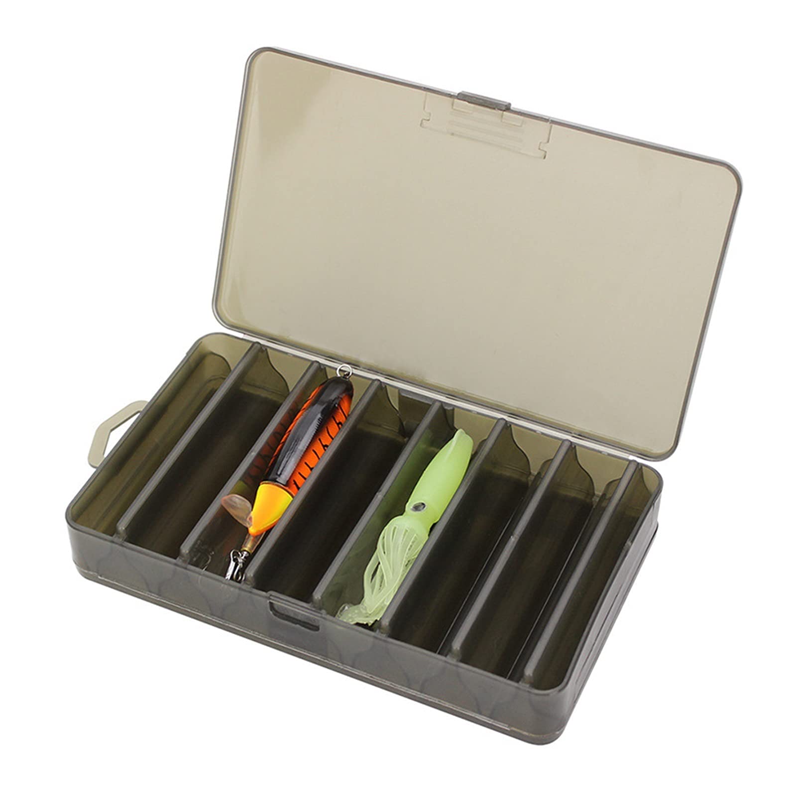 Angelzubehör Doublex Side Fishing Tackle Box Angelköder Box Köder Hook Outdoor Organizer Aufbewahrungskoffer Fish Accessory Box Kleinteilebox