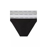 Calvin Klein Donna Slip Taglio Bikini Confezione da 3 Cotone Elasticizzato