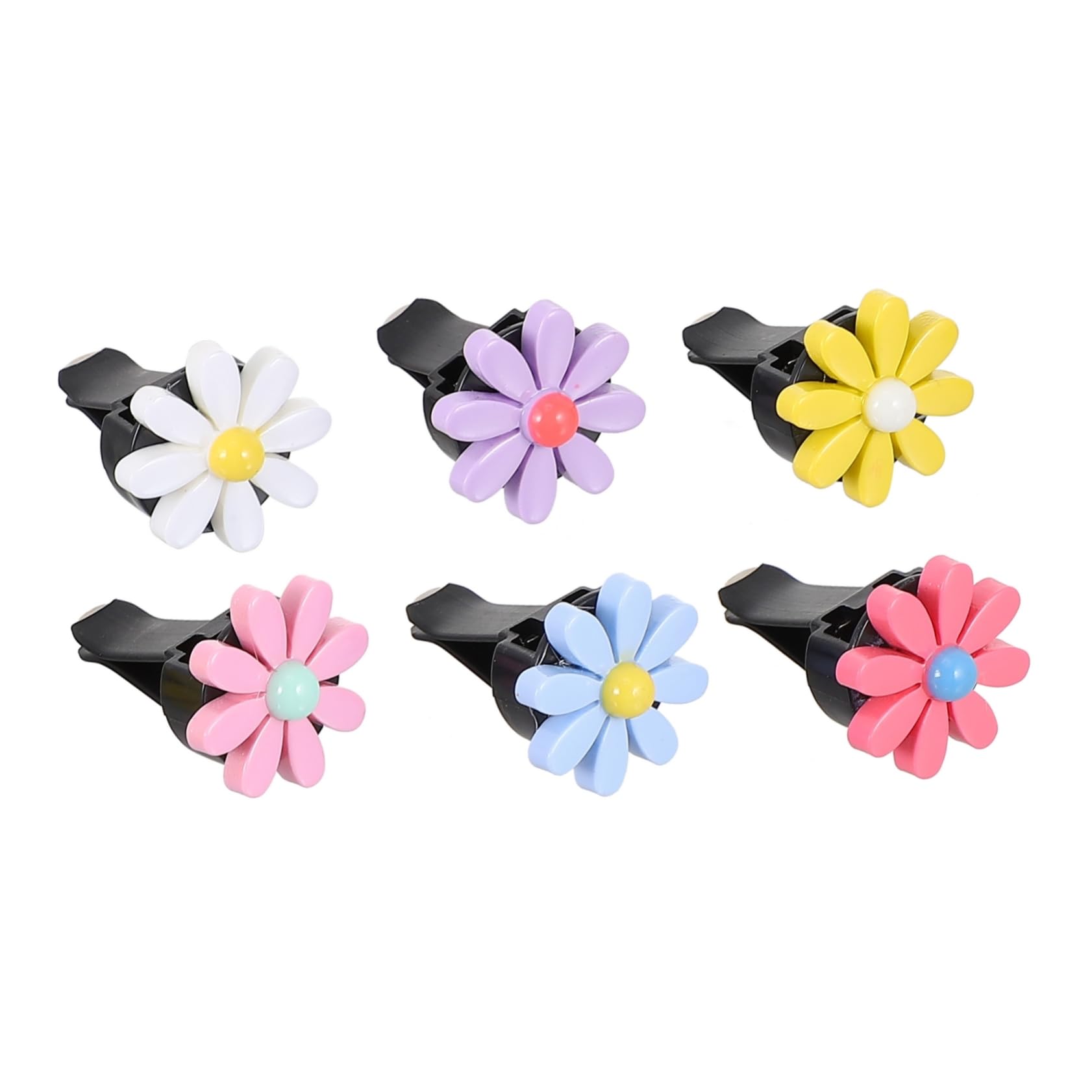 SOLUSTRE 30sätze Teiliges Blumenform Auto Duftclip Eleganter Aromatherapie Diffusor Für Auto Und Zuhause Passend Für Luftauslässe Einfache Installation Angenehme Düfte Fahrzeug