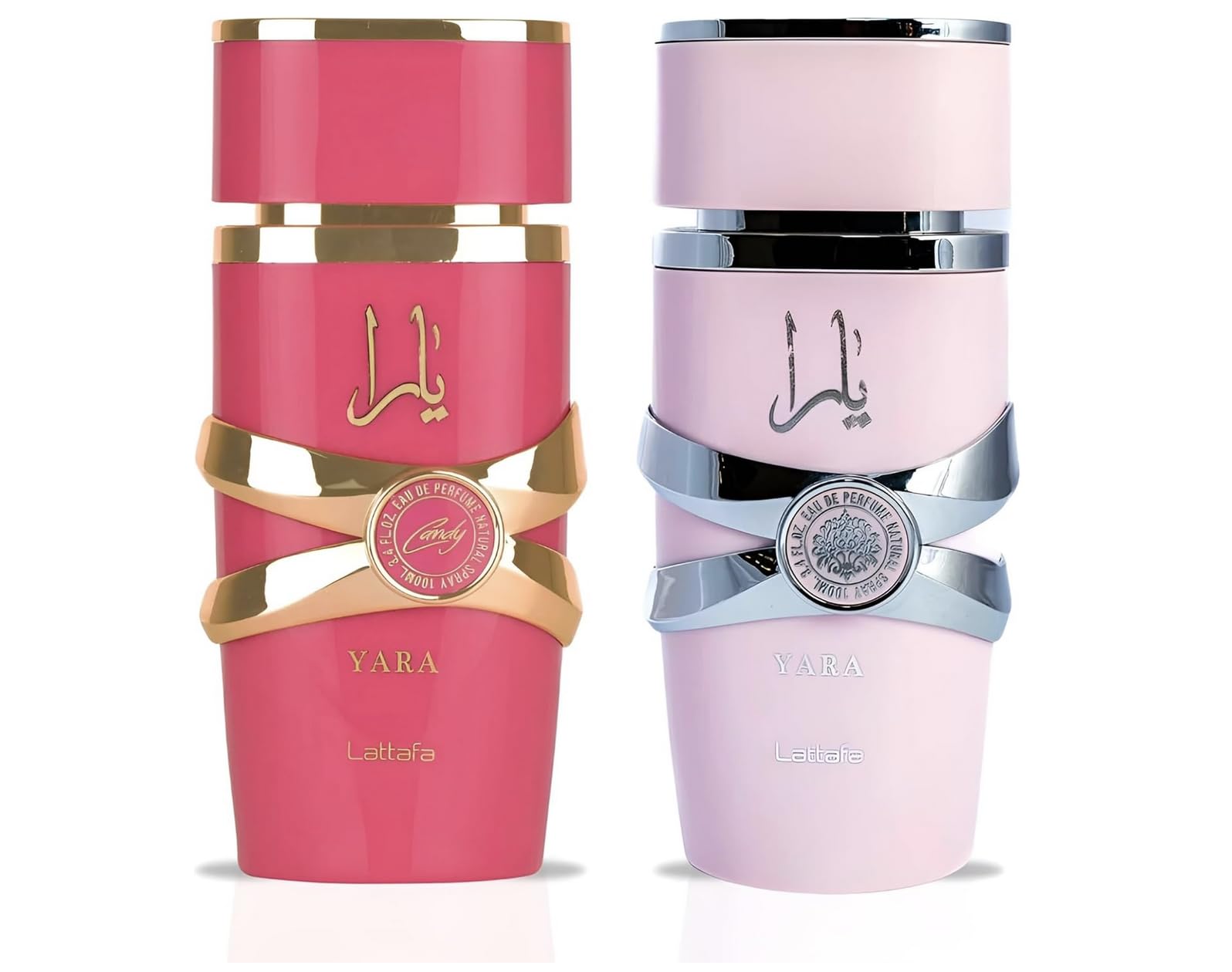 Lattafa Yara & Yara Candy Anniversary Edition 2 x 100ML Eau de Parfum, Perfume Árabe para Mujer, Incluye 2 Atomizadores, Fragancias Árabes Dulces y Florales de Larga Duración (Yara & Yara Candy)