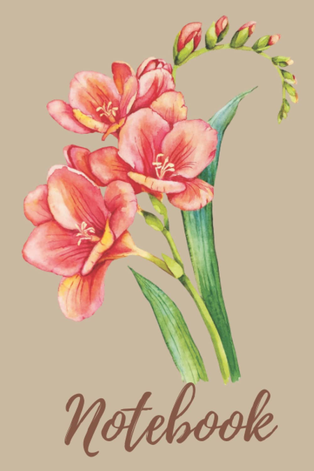 Freesia Notebook: A beautiful notebook to jot down your thoughts or ideas.