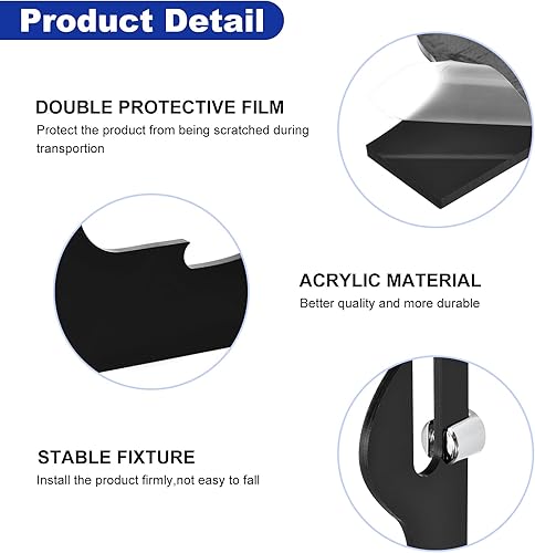 Miniatura 3 de uxcell Soporte de pared para espada, 2 juegos de soporte de exhibición de espada acrílica, soporte de exhibición de sable de luz, soporte de pared