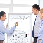 Whiteboard Magnetic Fridge White Board Sheet 20"x13", Easy to Write and Wipe, Magnet Dry Erase Board for Home Kitchen Refrigerator Shopping List Planner Office Notice, 2 Marker Pens & Eraser