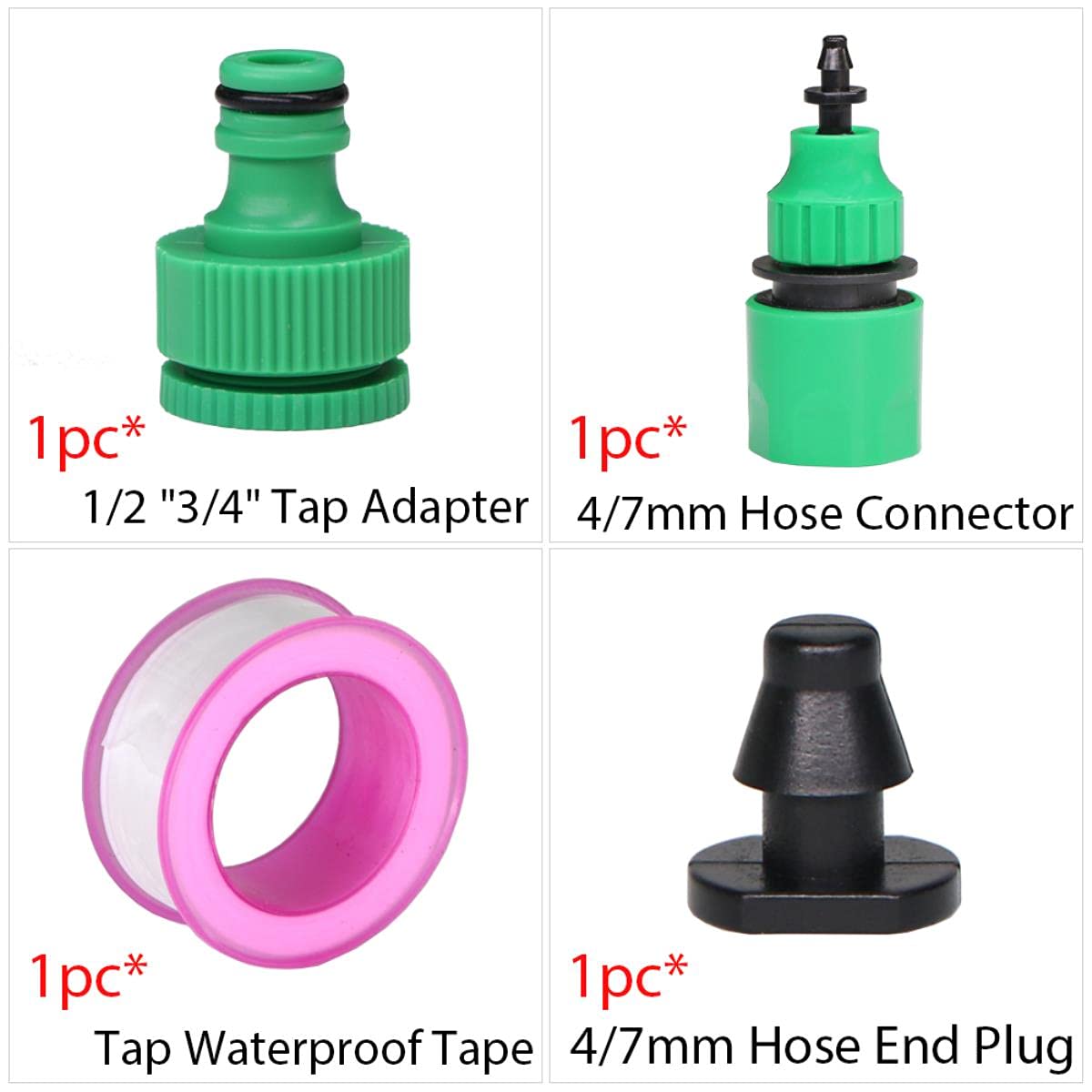 Adattatore Per Irrigazione A Goccia 3/4 NPT Femmina X 3/4 GHT Femmina – Raccordo In Ottone Per Tubo Da Giardino E Rubinetto