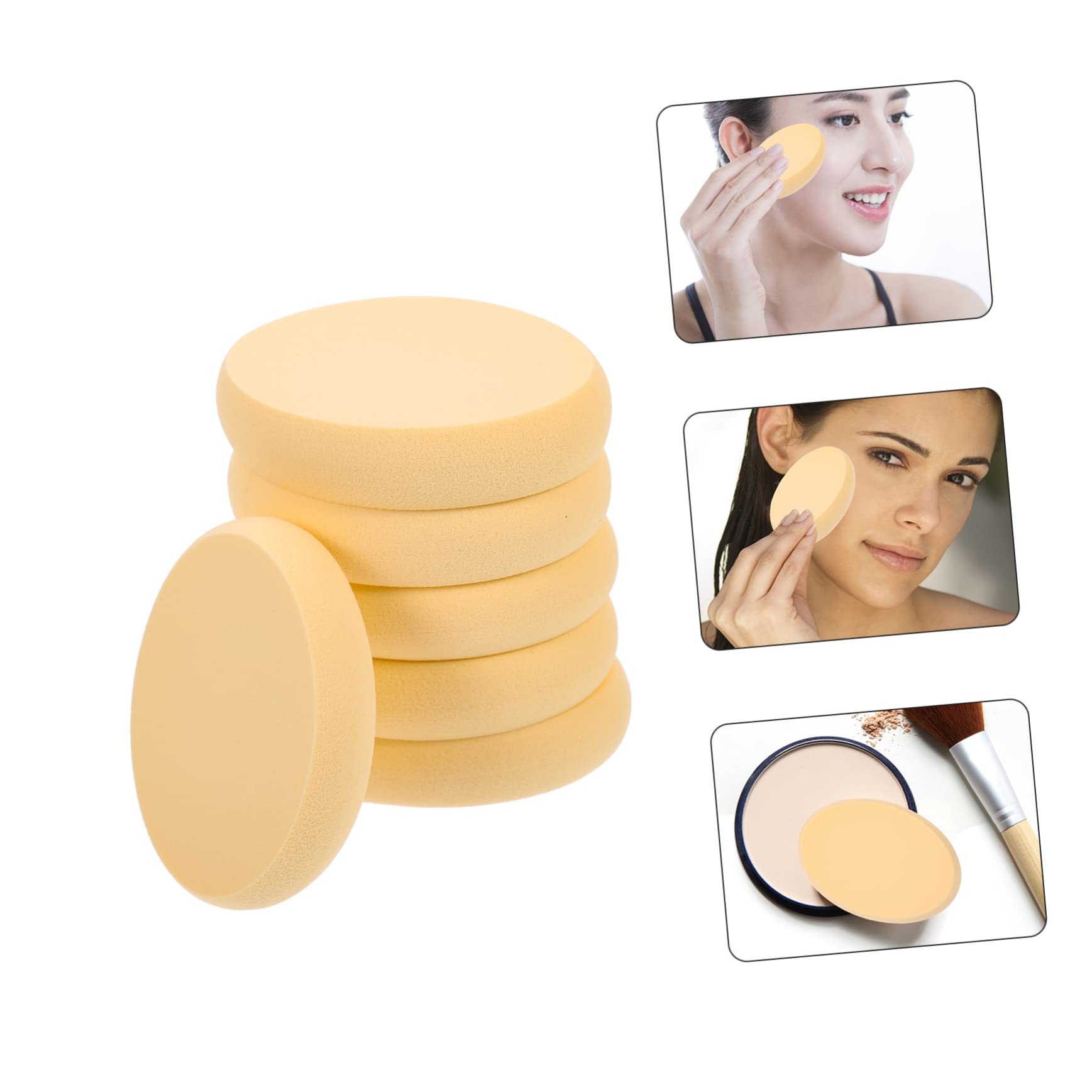 MAGICLULU 3 Set Di Strumenti Per Il Trucco Set Di Spugne Per Fondotinta Morbide E Delicate Sulla Pelle Per Fondotinta Liquidi Spugne Ovali Per Il Trucco 6 Pezzi*3