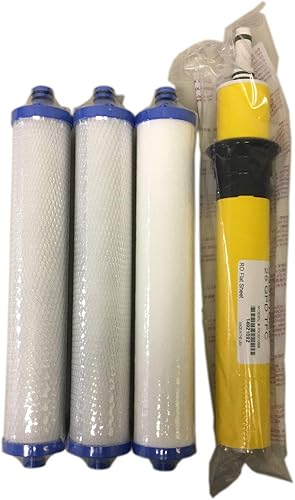 Hydrotech 33001068-25 GPD - Juego de membrana con filtros, membrana fabricada en Estados Unidos