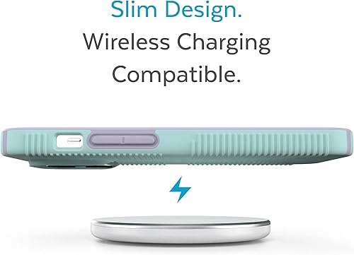 Miniatura 8 de Speck Funda delgada para iPhone 14 Pro, protección contra caídas, resistente a los arañazos y antiamarillamiento, con agarre antideslizante para