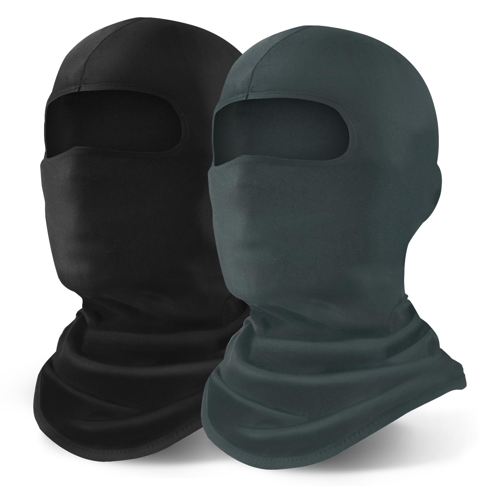YESLIFE 2 Pieces Balaclava Ski Mask for Men and Women Winter Face Mask Shiesty for Skiing Snowboarding Motorcycle