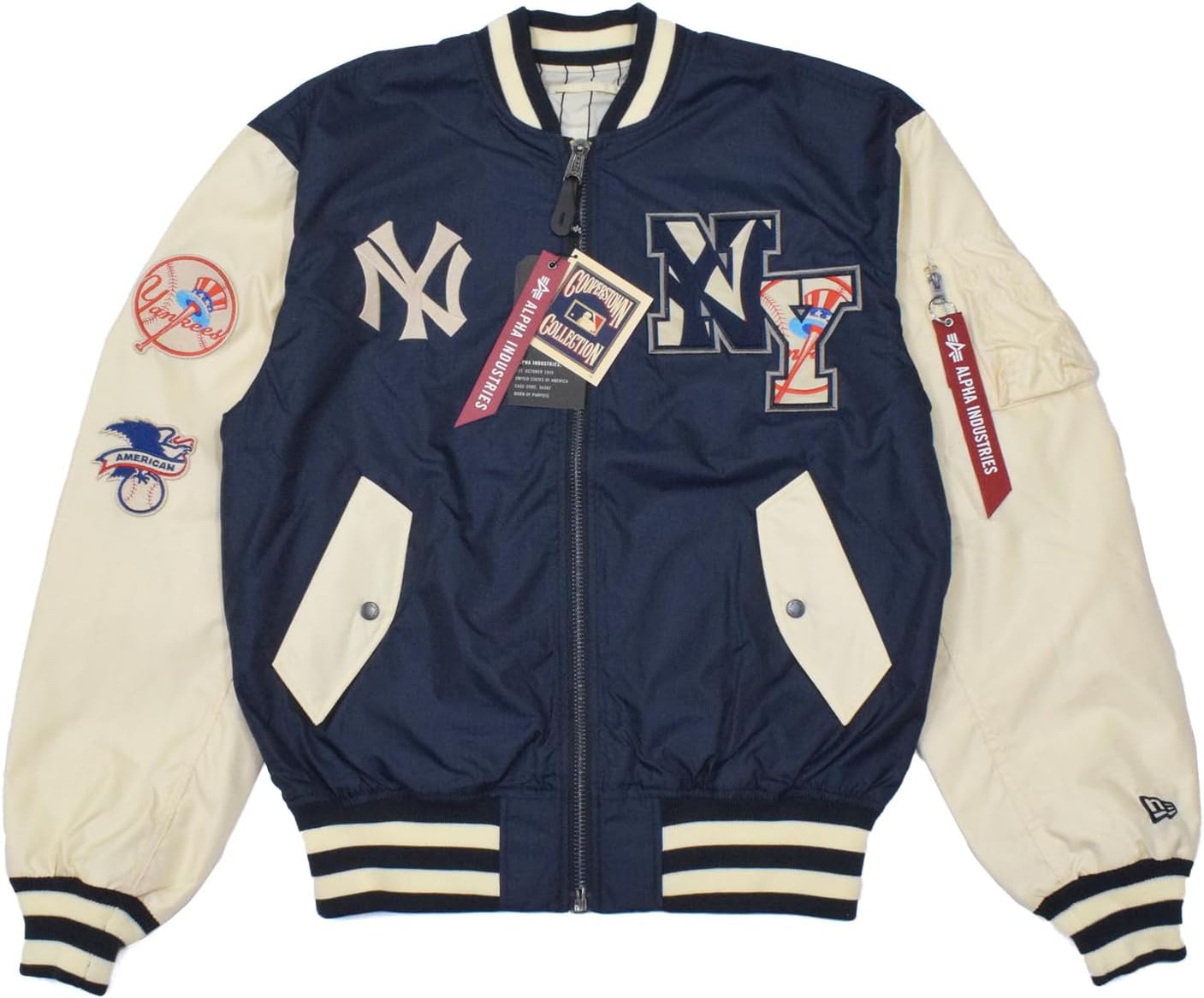 Schott スカジャン Mサイズ 虎刺繍 New York Schott 顔虎