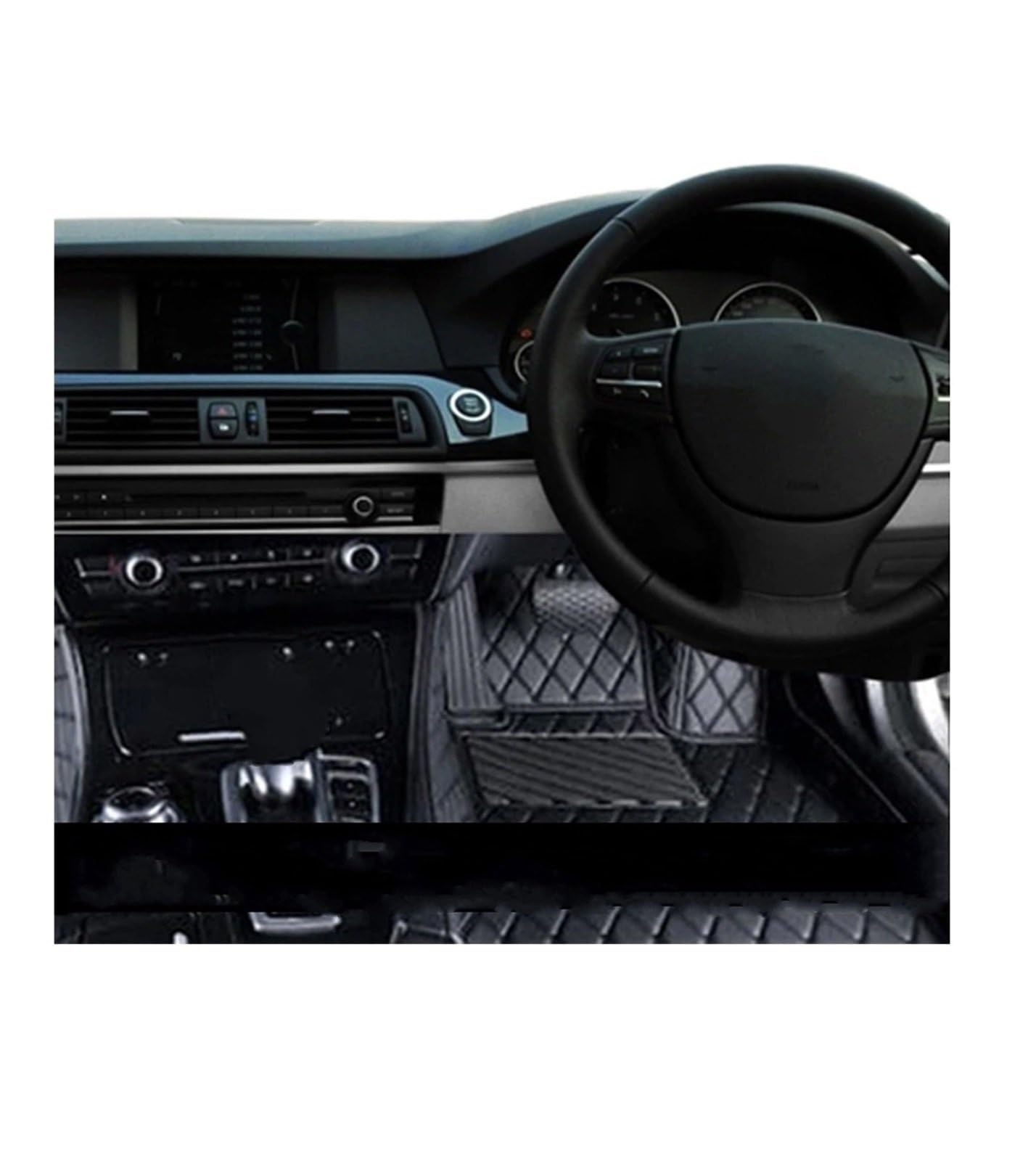 Tapis de Sol Caoutchouc Premium Tesla Model X 2016-2022 6 Sièges RHD - 6