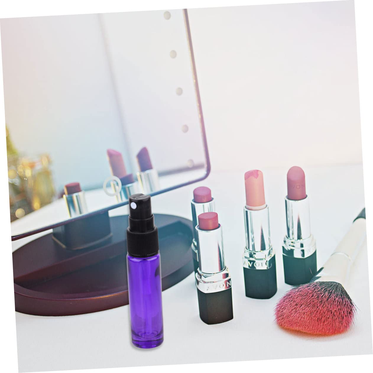 FRCOLOR Lot de 20 Flacons Vaporisateurs de Parfum Rechargeables en Verre, 10ml, Portables, Mini et Compacts, pour Voyage et Extérieur