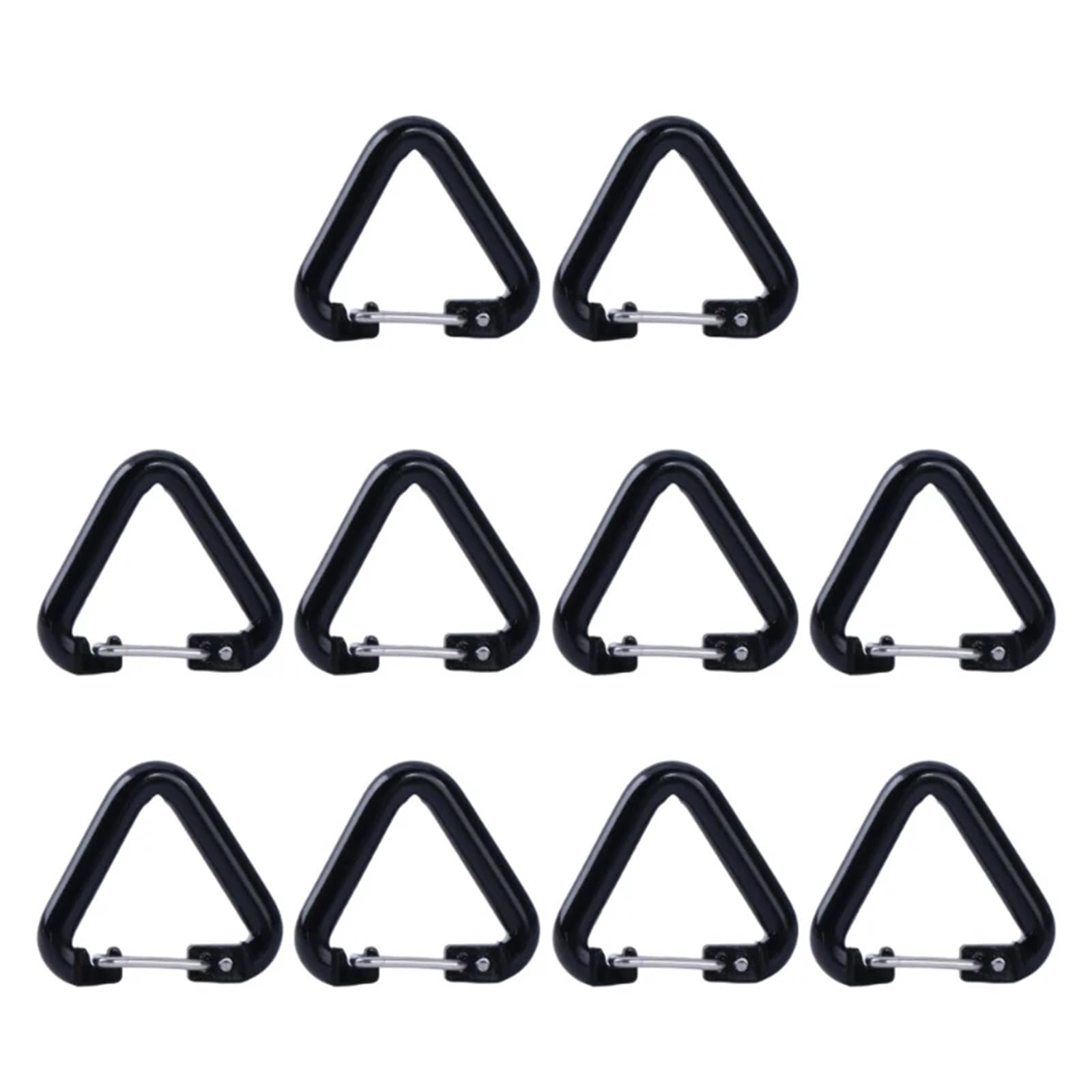 Lot de 300 mousquetons triangulaires pour sac en cuir