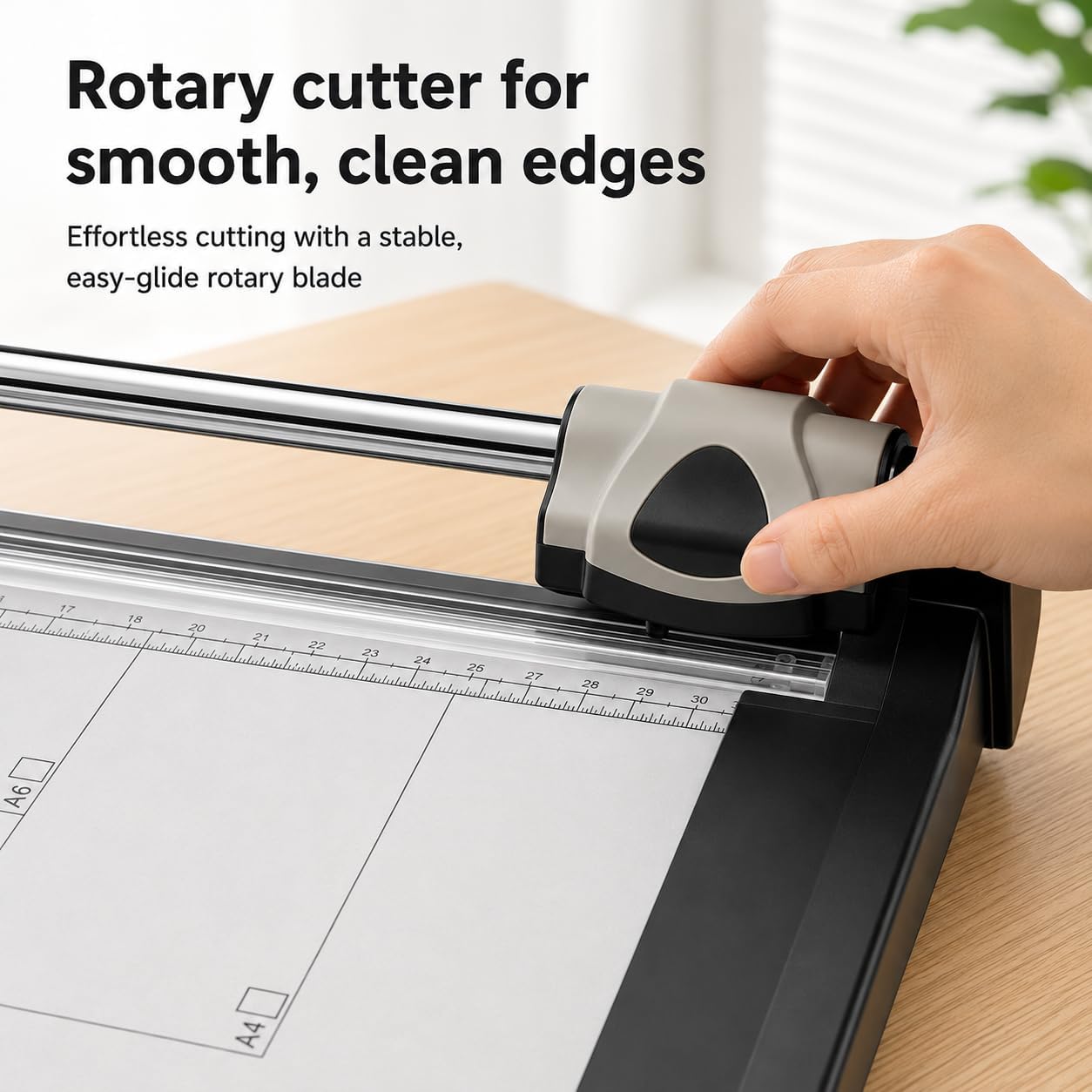 Decespugliatore rotativo per carta resistente, 360 mm, capacità 15 fogli